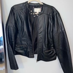 Leather jacket